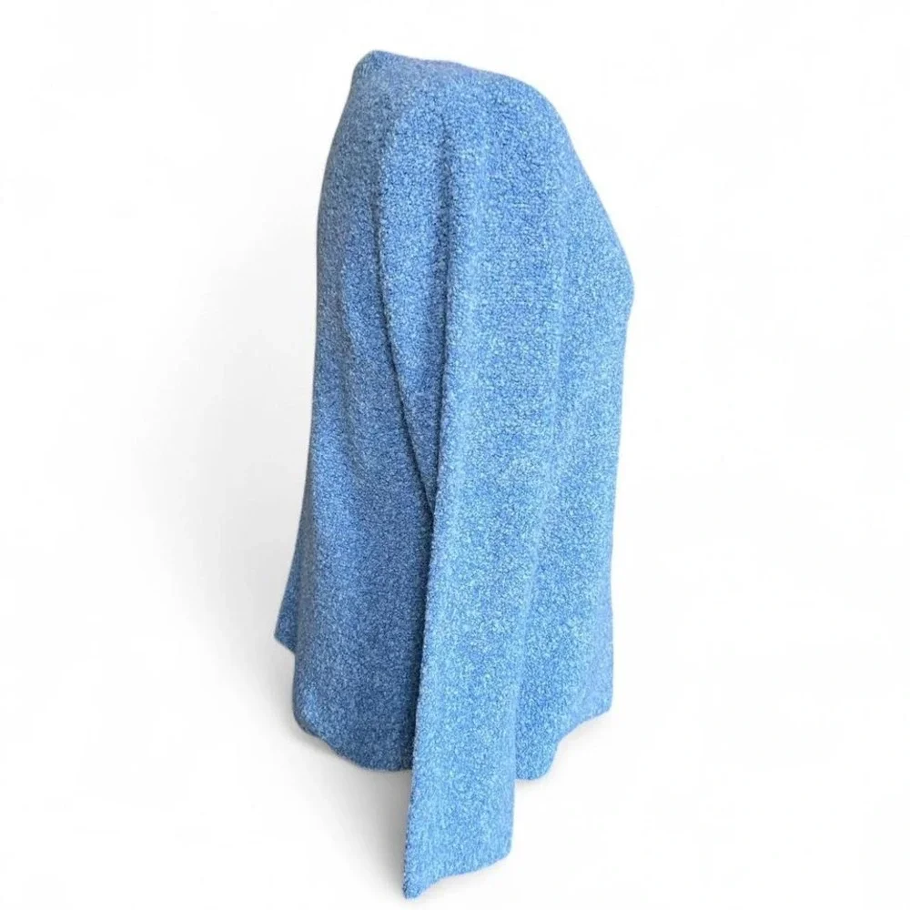 Josephine Chaus Blue Wool Blend Sweater XL